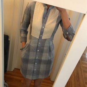 Blue/ White Theory Shirtdress - size 0